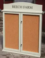 Wooden Notice Boards Made to Order | The Sign Maker