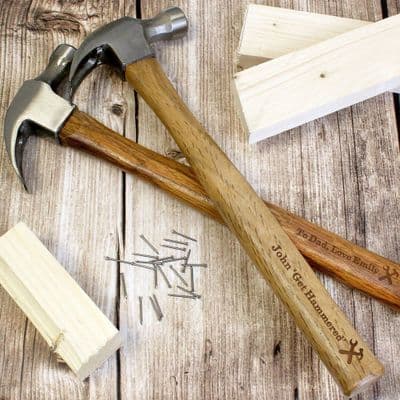 Man at Work Personalised  Hammer