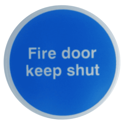 Mandatory  Aluminium Fire Sign - ARC - Fire Door Keep Shut