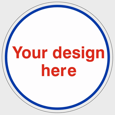 Mandatory Safety Sign - ASCUT - Customisable Anti-slip Floor Safety Sign