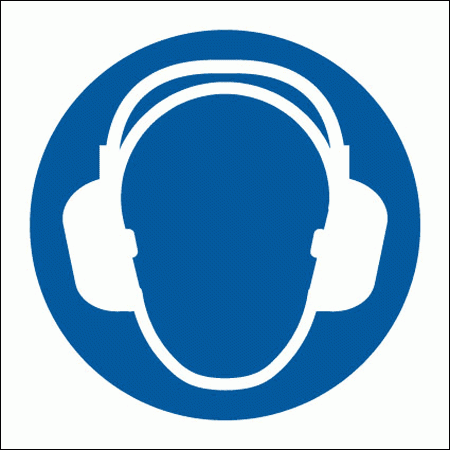 Mandatory Safety Sign - Ear Defender Symbol (5648)