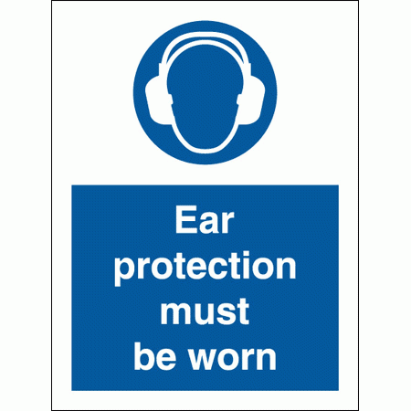 Mandatory Safety Sign - Ear Protection Must Be Worn (5723)