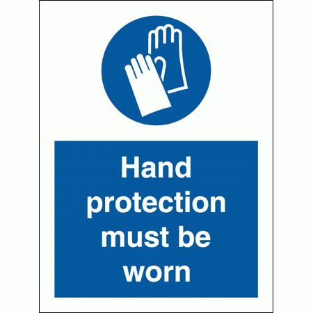 Mandatory Safety Sign - Hand Protection Must Be Worn (5797)