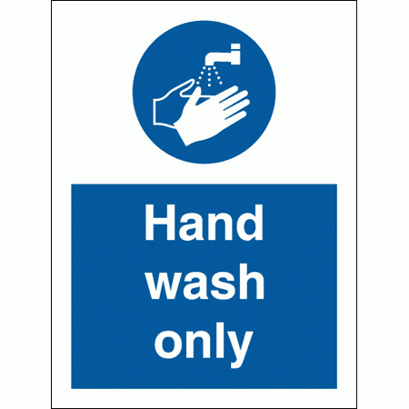 Mandatory Safety Sign - Hand Wash Only (5737)