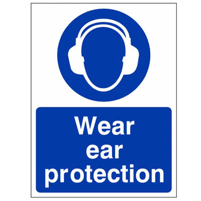 Mandatory Safety Sign - MAP - Wear Ear Protection