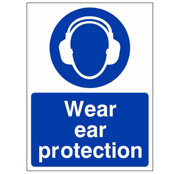 Mandatory Safety Sign - MAP - Wear Ear Protection
