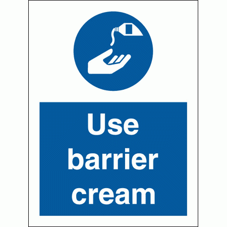 Mandatory Safety Sign - Use Barrier Cream (5704)