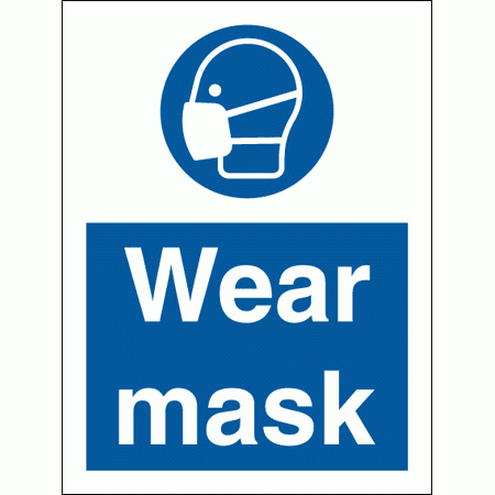 Mandatory Safety Sign - Wear Mask (5719)