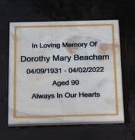 Marble  Corian Memorial Plaques  | The Sign Maker Shop