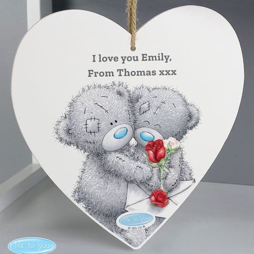 Me and You Valentine Heart - Painted Wood | The Sign Maker Shop