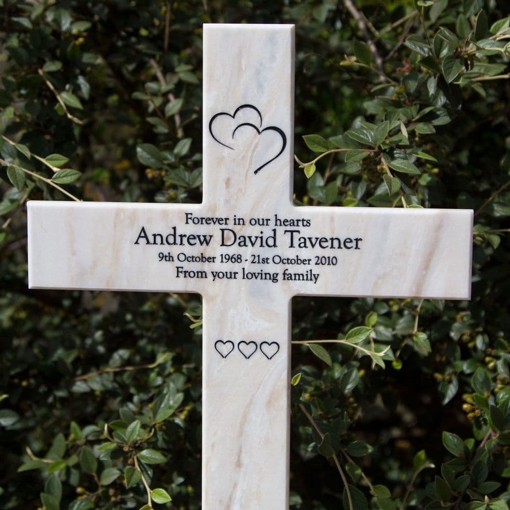 Memorial Crosses made in Stone-Like Corian