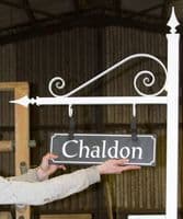 Metal Bracket with Post| The Sign Maker Shop