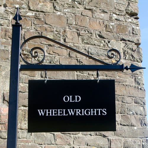 Metal Bracket with Post| The Sign Maker Shop