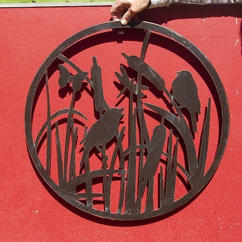 Metal Bullrush Wall Art The Sign Maker Shop