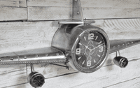 Metal Plane Clock | The Sign Maker Shop
