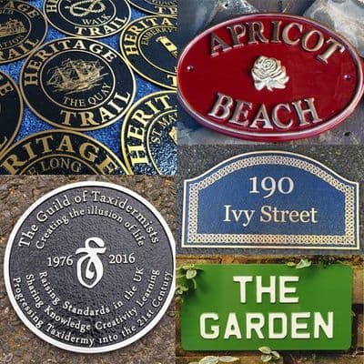 Metal Signs, Plaques and Name Plates