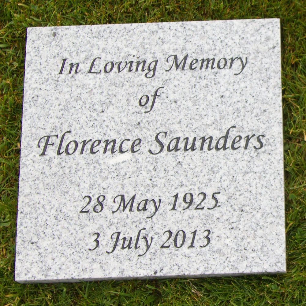 Natural Celtic Grey Granite Memorials