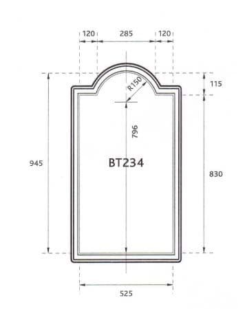 Normal Tombstone Fibreglass Signs | The Sign Maker