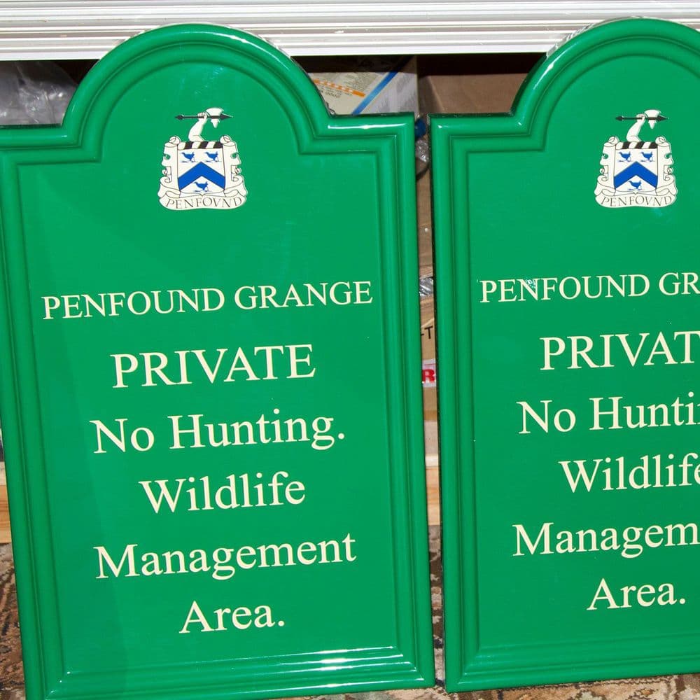Normal Tombstone Fibreglass Signs (GRP)