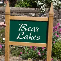 Handmade Oak Framed Entrance Sign | The Sign Maker Shop