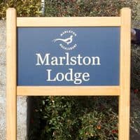 Handmade Oak Framed Entrance Sign | The Sign Maker Shop
