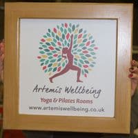 Full Colour Oak Framed  Signs - Wall Mounted | The Sign Maker Shop