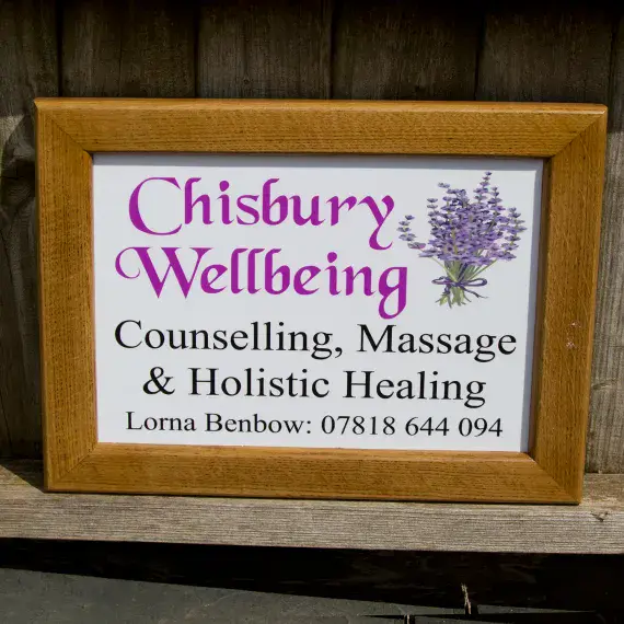 Full Colour Oak Framed  Signs - Wall Mounted | The Sign Maker Shop