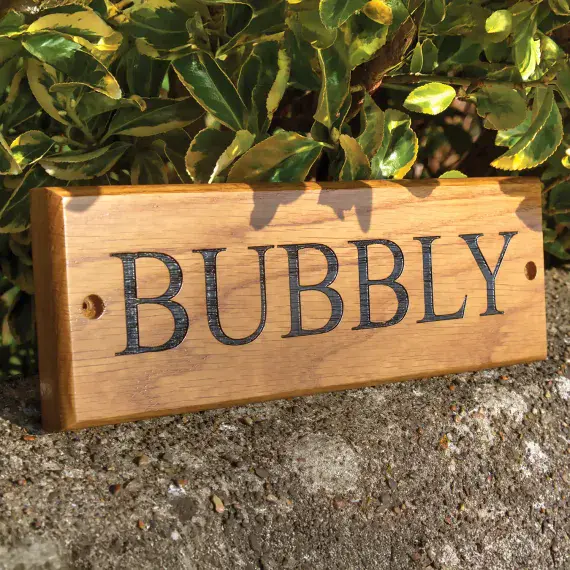 Oak Horse Name Plate / Stable Sign | The Sign Maker Shop