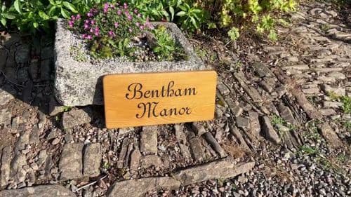 Beautiful Wooden Signs, Oak House Signs | The Sign Maker Shop