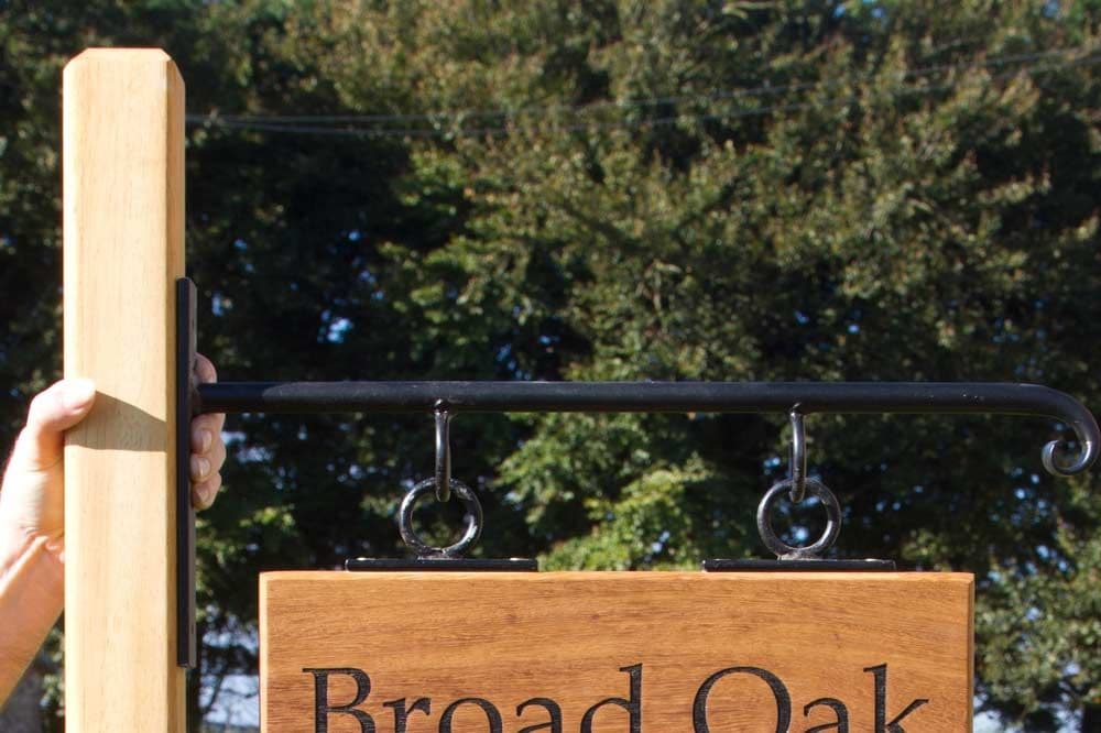 Oak / Iroko Posts 3" x 3"