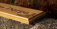 Oak Signs - Scalloped Edge| The Sign Maker Shop