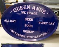 Online Sign Shop | Oval Fibreglass Signs