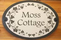Online Sign Maker | Oval Slate Signs