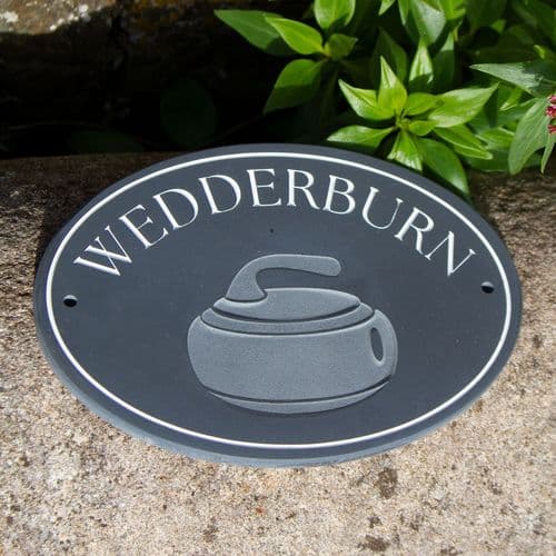 Online Sign Maker | Oval Slate Signs