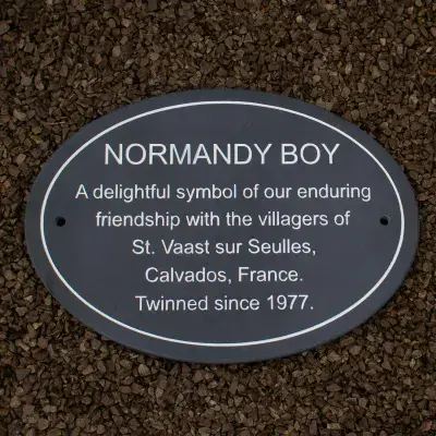 Oval  House Signs & Memorials in Slate and Granite