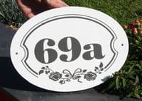 Oval Painted & Etched Slate Signs | The Sign Maker Shop
