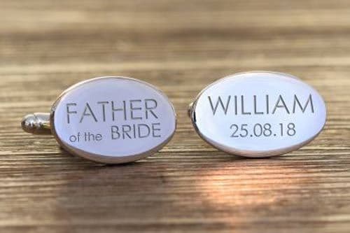Oval Wedding Party Cufflinks