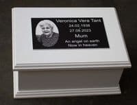 Painted Ash Caskets | The Sign Maker Shop