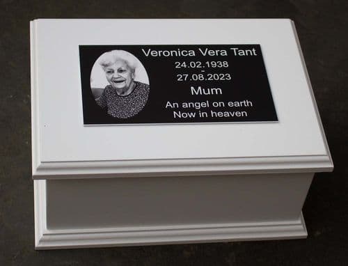 Painted Ash Caskets | The Sign Maker Shop