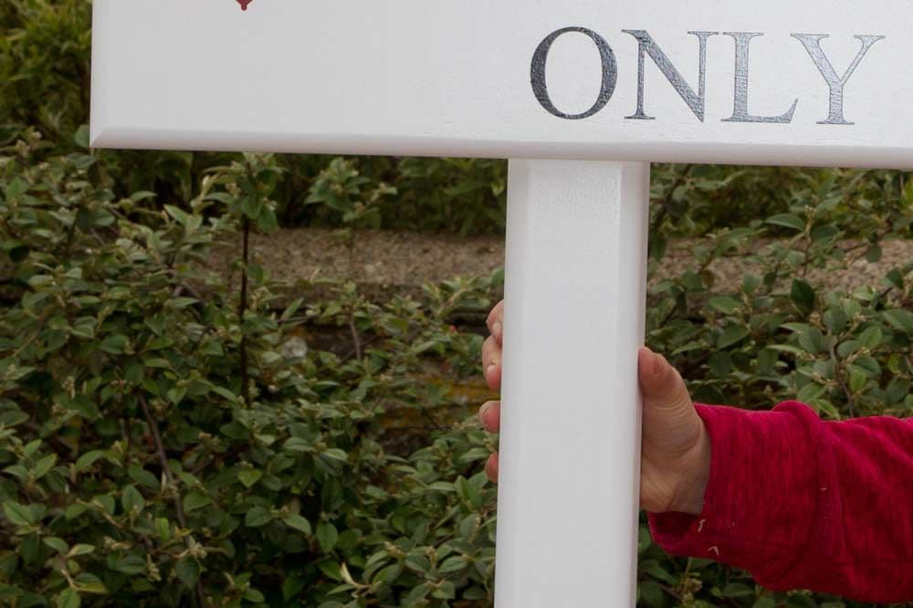 Painted Hardwood 3" x 3" Post