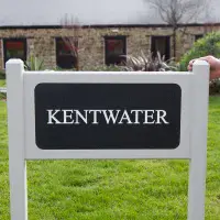 Painted Hardwood  Signs with Engraved Insert | The Sign Maker Shop