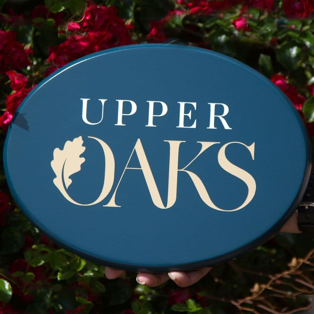 Painted Oval Wooden Signs