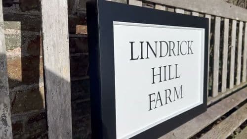 Painted Sign with a Frame Edge  | The Sign Maker Shop