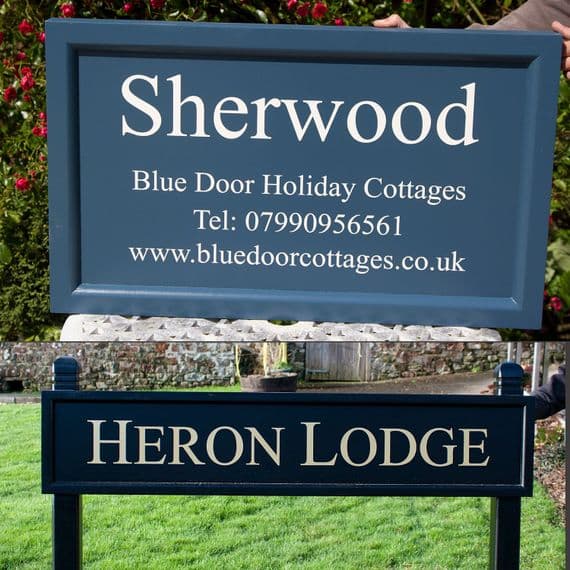 Painted Sign with a Frame Edge  | The Sign Maker Shop