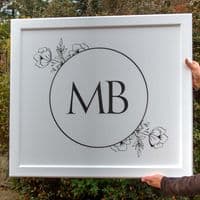 Painted Sign Board with a Frame Edge| The Sign Maker Shop