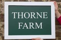 Painted Sign Board with a Frame Edge| The Sign Maker Shop