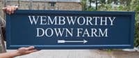 Painted Sign Board with a Frame Edge| The Sign Maker Shop