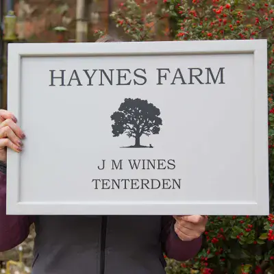 Painted Sign Board (18mm) -Frame Edge