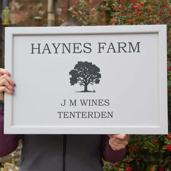 Painted Sign Board with a Frame Edge| The Sign Maker Shop