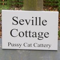 Painted Signs - 12mm Tricoya  - Single Sided Sign| The Sign Maker Shop